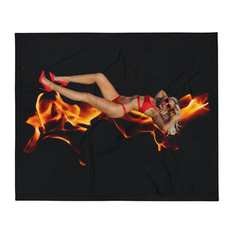 "En Fuego" Throw Blanket