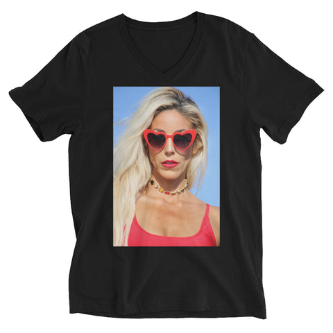I Heart You Big Time TLOL Unisex Short Sleeve V-Neck T-Shirt