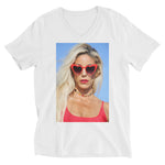 I Heart You Big Time TLOL Unisex Short Sleeve V-Neck T-Shirt