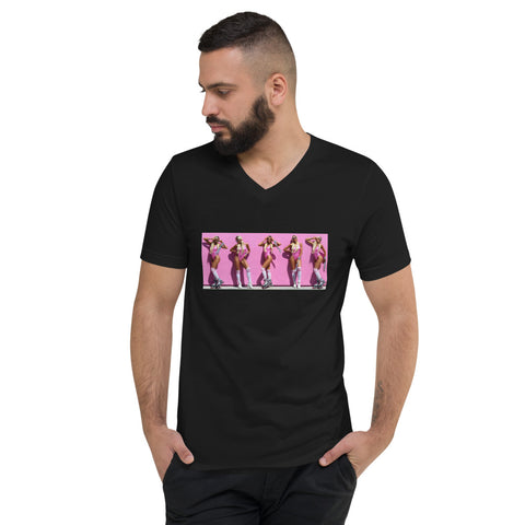 "Pink Ladies" Unisex Short Sleeve V-Neck T-Shirt